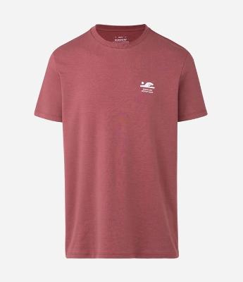 Camiseta Comfort Manga Curta com Estampa Abstrata