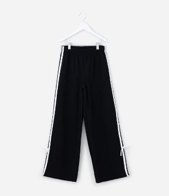 Calça Infantil Flare com Listra Lateral – Tam 5 a 14 Anos