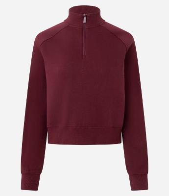 Blusão Moletom Fechado com Half Zíper