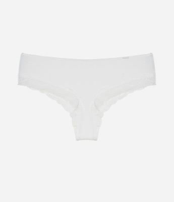 Calcinha Boyshort em Modal com Renda