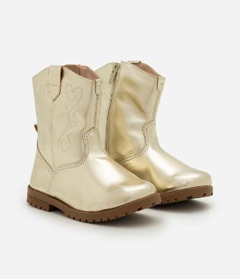 Bota Infantil Western com Zíper – Tam 20 a 27