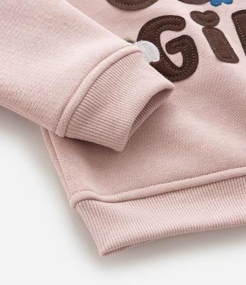 Casaco Infantil com Lettering Bordado – Tam 1 a 5/6 Anos