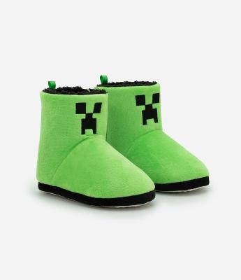 Pantufa Infantil Bota Minecraft – Tam 29 a 38