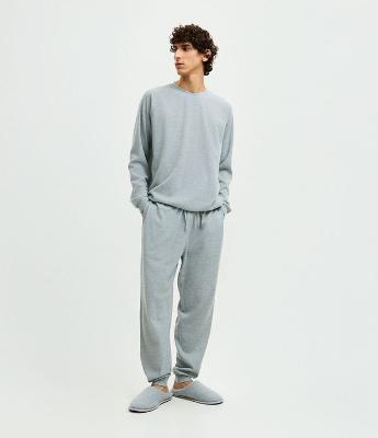 Pijama Longo com Textura Waffle