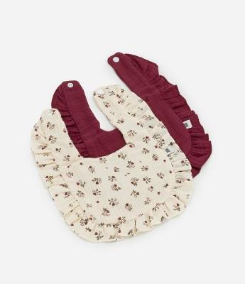 Kit 02 Babadores Infantil Floral – Tam Ú