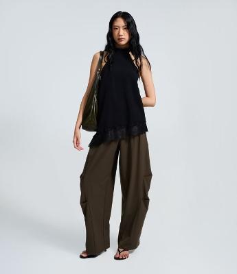 Calça Alfaiatada Barrel