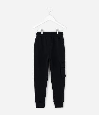 Calça Infantil com Bolso Cargo e Estampa Hot Wheels – Tam 4 a 10 Anos