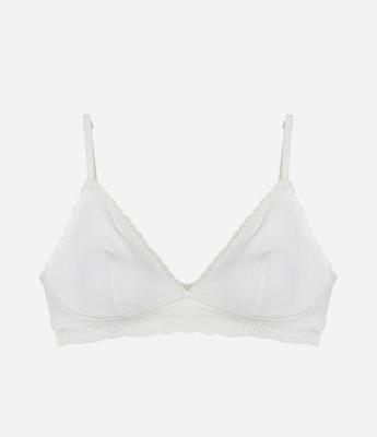 Sutiã Top em Modal com Renda