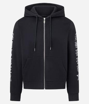 Casaco Boxy em Moletom com Felpa e Estampa Lettering