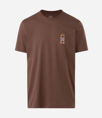 Camiseta Comfort em Algodão Estampa Montanha