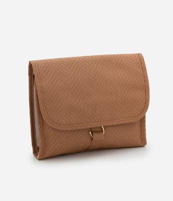 Necessaire Hotel Texturizada com Compartimentos