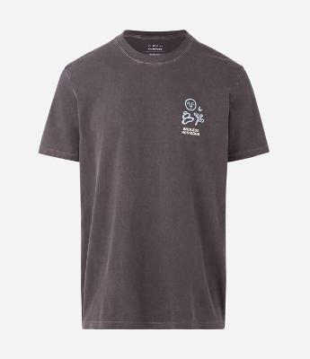 Camiseta Comfort em Algodão Estonada com Estampa