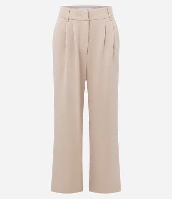 Calça Wide Leg com Bolso Faca