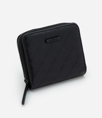 Carteira Pequena em PU Texturizado