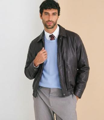 Jaqueta Estruturada em PU com Recortes