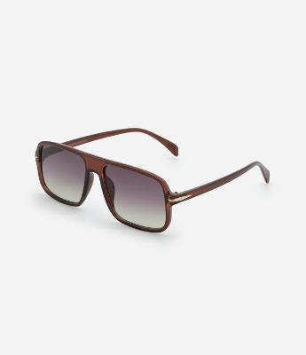 Óculos de Sol Aviador com Lentes Degradê