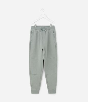 Calça Infantil em Moletom Felpado com Bolsos Zíper – Tam 5 a 14 Anos