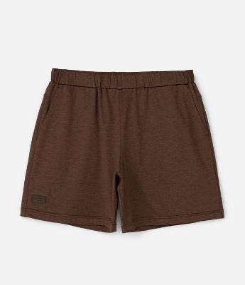 Bermuda Esportiva Lisa com Bolso e Cordão