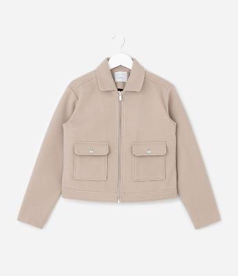 Casaco Infantil de Alfaiataria com Bolsos Frontais – Tam 5 a 14 Anos