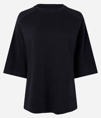 Blusa Oversized em Algodão com Mangas Amplas