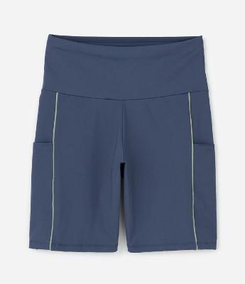 Bermuda Ciclista Tecnológica com Vivo Contrastante Curve & Plus Size