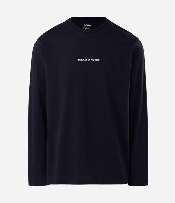 Camiseta Manga Longa em Algodão com Estampa Spectre
