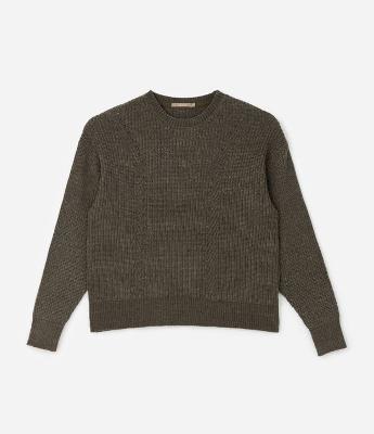 Suéter Amplo em Tricô Chenille Curve & Plus Size