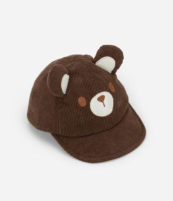 Boné Infantil com Orelhas 3D de Bichinho – Tam 0 a 12 Meses