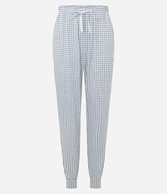 Calça de Pijama Jogger com Estampa Xadrez