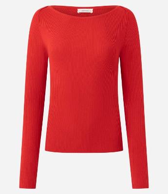 Blusa Básica Ombro a Ombro Transpassado em Tricô