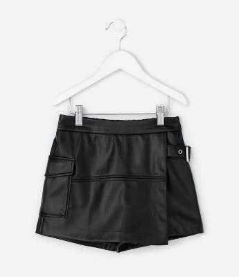 Saia Infantil Transpassada com Bolso Lateral – Tam 5 a 14 Anos
