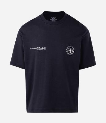 Camiseta Boxy com Lettering Do Nothing Club