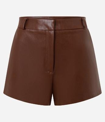 Short em PU Ajustado com Passantes