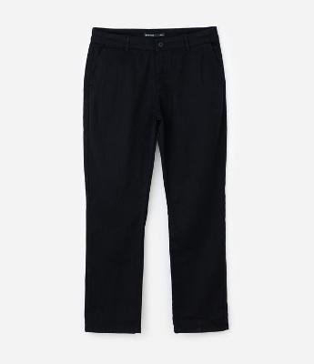 Calça Chino Reta em Sarja