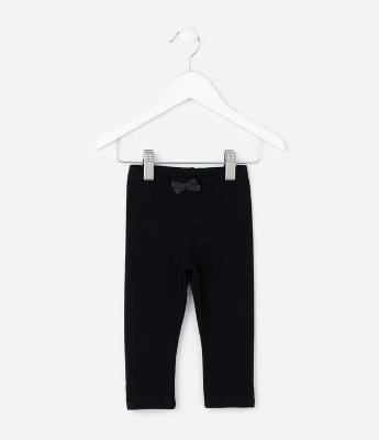 Calça Legging Infantil com Lacinho – Tam 0 a 18 Meses