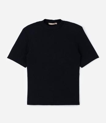 Blusa Manga Curta em Ribana Curve & Plus Size