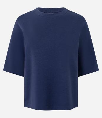 Blusa Oversized em Meia Malha com Caimento Estruturado