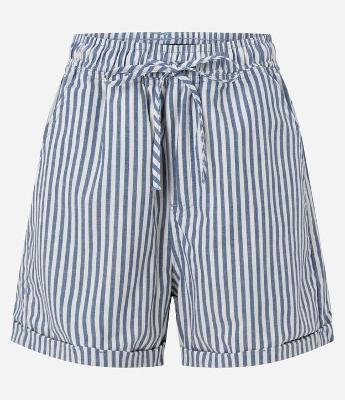 Short Runner em Jeans com Cós Elástico e Amarração