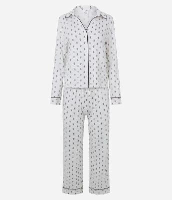 Pijama Feminino Longo Americano Toque Suave Gravataria