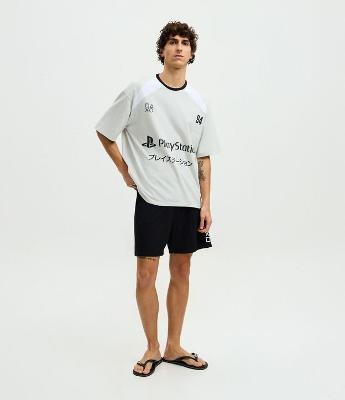 Pijama Curto Masculino PlayStation Boxy Fit