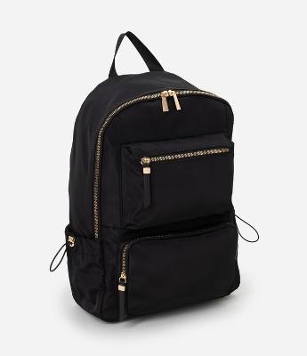 Mochila com Bolsos Laterais e Alças Ajustáveis