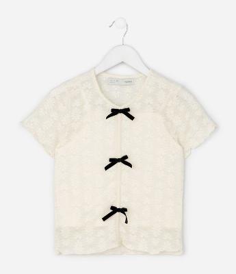 Blusa Infantil Baby Look Texturizada com Regata – Tam 5 a 14 Anos