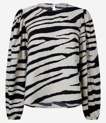 Blusa em Viscose com Estampa Animal Print