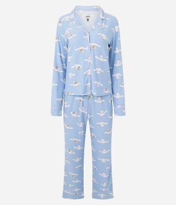 Pijama Longo Americano Cinnamoroll Estampado
