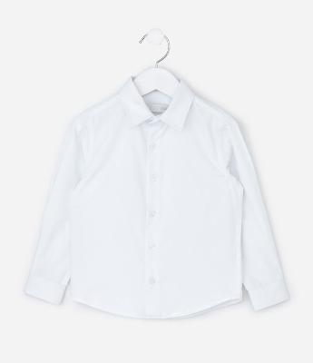 Camisa Infantil Manga Longa em Fibra de Bambu – Tam 1 a 6 Anos