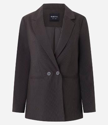 Blazer Risca de Giz Alfaiatado