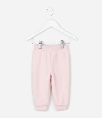 Calça Infantil com Punhos Canelados – Tam 0 a 18 Meses