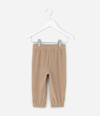 Calça Infantil Canelada Conforto – Tam 0 a 18 Meses