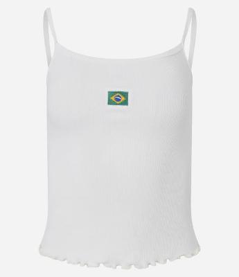Regata de Alcinha em Ribana com Bandeira do Brasil Bordada