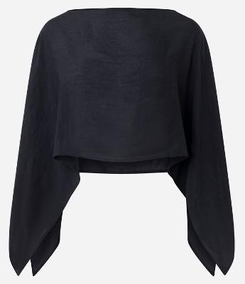 Blusa Capa Over com Textura Slub